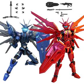 T13 Action Figure 2Pack Sets – Already Assembled 3D Printed Collectible Toy with Dummy 13, Titan 13 Robot T-13 Model Dummy Toys Kit for 6 7 8 9 10 11 12 Years Old Kids Gift & Adults