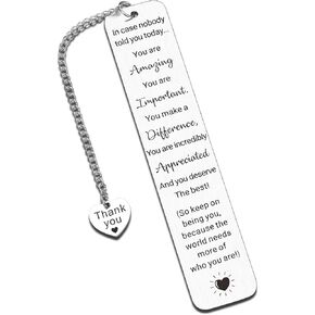 Friendship Gifts for Women Appreciation Gifts for Coworkers Friends Women Men Thank You Bookmark Gifts for Best Friend Female Male Graduation Birthday Retirement Christmas Employee Boss Teacher
