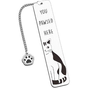 Funny Cat Stuff Gifts for Women Men Cats Lovers Black Cat Themed Gifts for Cats Lovers Women Men Book Marks for Reading Women Men Book Club Giftss for Book Lovers Catt Christmas Giftss for Girls Kids