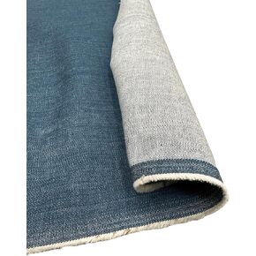Washed Heavy Denim Blue Jean/12oz/ Made in Japan/Sold by The Yard/98% Cotton-2% Spandex