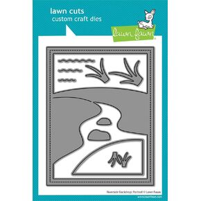 Lawn Fawn Riverside Backdrop: Portrait Dies (LF3816)