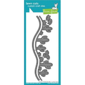 Lawn Fawn LF3437 Cactus Hillside Border Dies