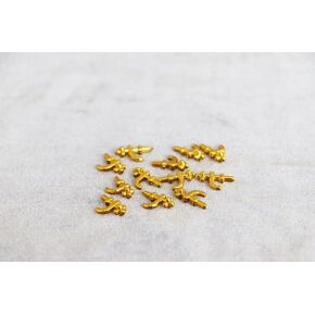 AirAds 1:12 Scale Dollhouse Miniature Sink faucets Furniture Accessories Plastic Golden faucets (Lot 12)