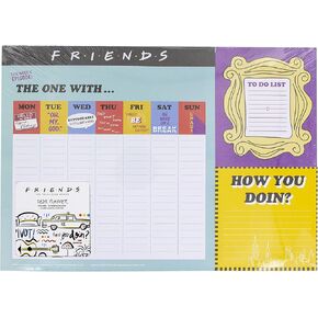 Friends TV Sitcom Themed 2021 Desk Planner Weekly Calendar 52 Pages - Includes A Handy To Do List
