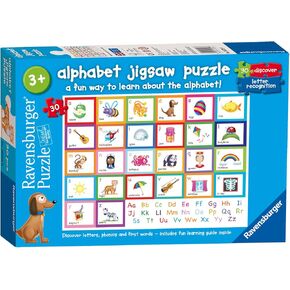 Ravensburger Alphabet Puzzle 30 PieceJigsaw Puzzle for Kids - Every Piece is Unique, Pieces Fit Together Perfectly