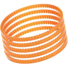 Kozelo 5pcs MB350 أحزمة محرك آلة الخياطة القياسية - [350 مم سماكة × 4 مم] محرك البولي يوريثان محرك V -belt لاستخدام آلة الخياطة الكهربائية المنزلية ، الأسنان المفردة ، البرتقالي