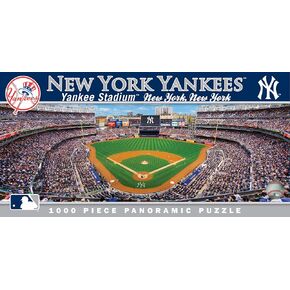 MasterPieces 1000 Piece Sports Jigsaw Puzzle - MLB New York Yankees Center View Panoramic - 13"x39"