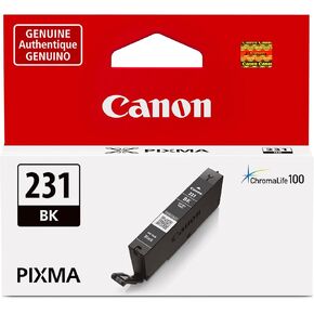 Canon CLI-231 Genuine Black Ink Tank, Compatible with PIXMA TS8820 Printers