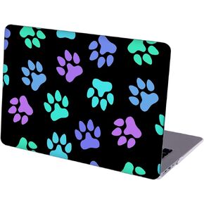 Compatible with MacBook Air 13 inch Retina Display with Touch ID, Hard Protective Shell with Keyboard Cover (M1 A2337 A2179 A1932, 2018 2019 2020 Release) - Dog Paws - WB08036