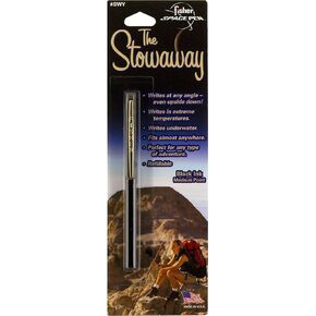 Fisher Space Pen Stowaway Space Pen with Clip, Black (SWY/C-BLACK)