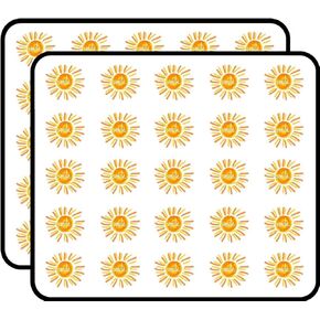 Smile Sunshine 50 Pack 1" Stickers for Scrapbooking, Calendars, Arts, Kids DIY Crafts, Album, Bullet Journals