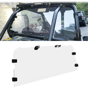ECOTRIC Tinted Rear Windshield Compatible with 2014+ Polaris RZR XP 1000 XP 4 1000 2016-2022 RZR XP TURBO XP 4 TURBO Dark Windscreen Easy Installation in Saudi Arabia