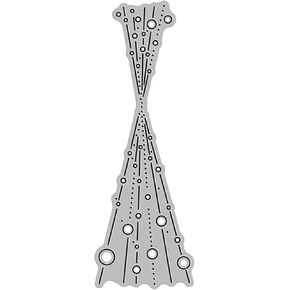Silver Christmas Metal Cutting Dies Bubble Spotty Line Die Cuts Xmas Paper Craft Embossing Stencils for Card Making DIY Scrapbooking Album Decorative Die-Cuts