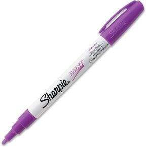 Sharpie Paint Marker Pen Oil Base Fine Point, Magenta Box of 12