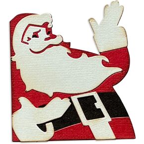 Sizzix Thinlits Die Set 6PK Retro Santa by Tim Holtz | 666071 | Chapter 4 2022 Wafer, Grey
