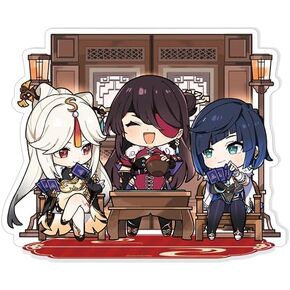 The Exquisite Night Chimes Series Chibi Character Stand - Spring Festival Day 1