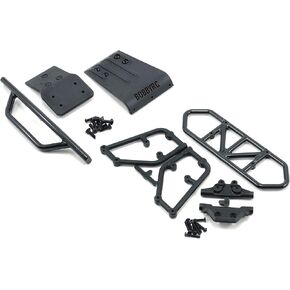 COMBO 2 PACK RPM SLASH 4X4 FRONT + REAR BLACK BUMPER SET LCG + NON LCG 80122 80022 INCLUDES CHICAGOLAND RC COUPON