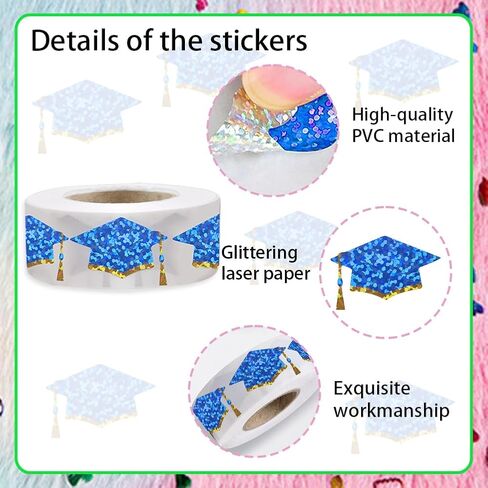 500pcs ملصقات النحل الصيفية لفة 1.5 بوصة كبيرة ملصقات ختم نحل بريق كبير للأطفال. in Kuwait