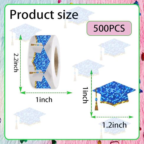 500pcs ملصقات النحل الصيفية لفة 1.5 بوصة كبيرة ملصقات ختم نحل بريق كبير للأطفال. in Kuwait