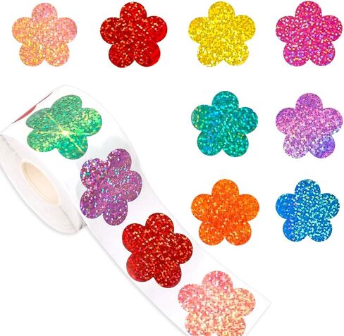 500pcs ملصقات النحل الصيفية لفة 1.5 بوصة كبيرة ملصقات ختم نحل بريق كبير للأطفال. in Kuwait