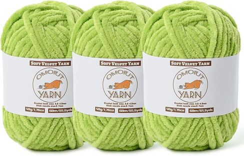 Fluffy Velvet Yarn for Crocheting, Chunky Chenille Baby Blanket Yarn for Crocheting, Soft Fuzzy Puzzle Yarn for Knitting, 50g/1.77oz Bulky Thick Amigurumi Crochet Yarns（Pink） in Saudi Arabia