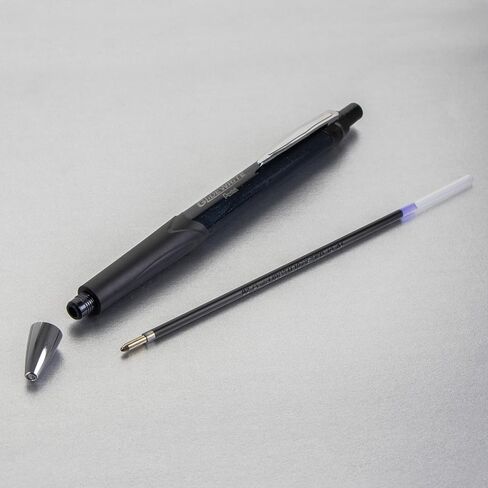 Pentel Glidewrite Signature Ballpoint Pen Black Barrel, (1.0mm) Medium Line, Black Ink, 12 Pens (BX930A-A) in Saudi Arabia