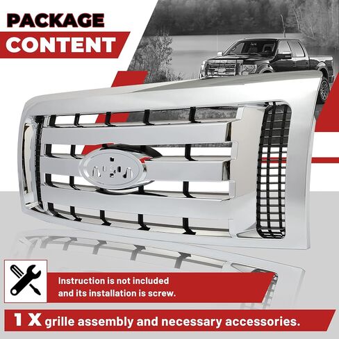 HECASA Front Grille Compatible with 2009-2014 Ford F150 XL Model Bumper Painted Black Shell and Insert Grille Assembly Guard Cover Replacement for 9L3Z8200A FO1200510 in Saudi Arabia