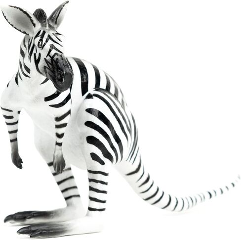 Randimals Zebra Style تمثال Kangaroo Toy 5 "، لعبة Action Action Action Hard Premium ، صديق هجين يشجع المغامرة والخيال in Kuwait