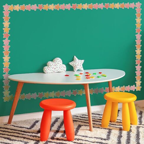 Zonon 65 Feet Bulletin Board Borders Colorful Bulletin Board Trim Border for Back to School Classroom Decor(Paint Splatter) in Saudi Arabia