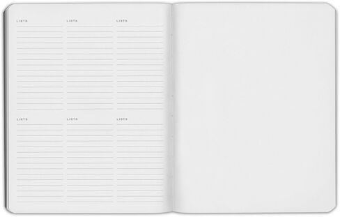 Gallery Leather Family Planner 2026 للأمهات ، مخطط التقويم الأنيق والكمبيوتر المحمول مع حواف صفحات بيضاء أنيقة ، 18 شهرًا - Acadia Black - 9 × 7 " in Kuwait