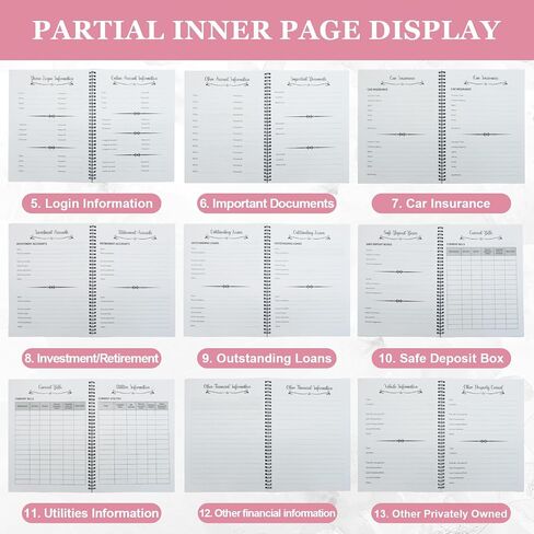 MARCSONNIA End-of-life Planning Notebook, End of Life Planner Organizer Binder, Sorry It's Your Problem Now Because I'm Dead, Death Notebook Estate Planning Organizer in Saudi Arabia