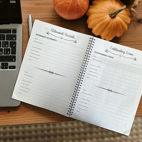MARCSONNIA End-of-life Planning Notebook, End of Life Planner Organizer Binder, Sorry It's Your Problem Now Because I'm Dead, Death Notebook Estate Planning Organizer in Saudi Arabia