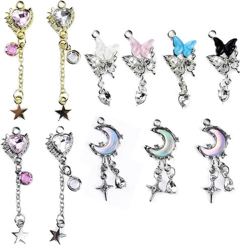 Alloy Charms for DIY Crafts Keychain Bracelet Pendant Necklace Earring Jewelry Making Supplies in Saudi Arabia