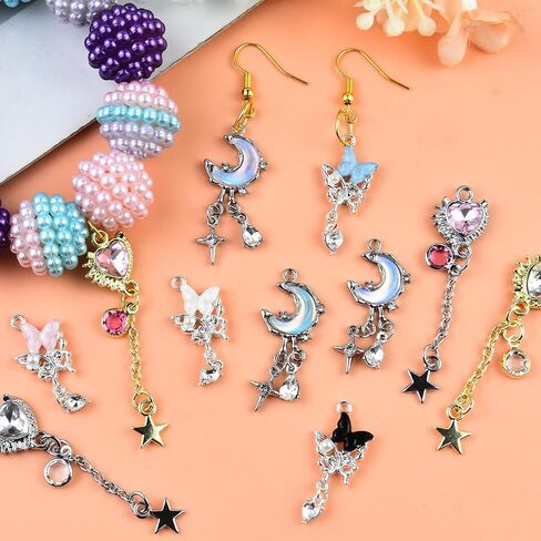 Alloy Charms for DIY Crafts Keychain Bracelet Pendant Necklace Earring Jewelry Making Supplies in Saudi Arabia