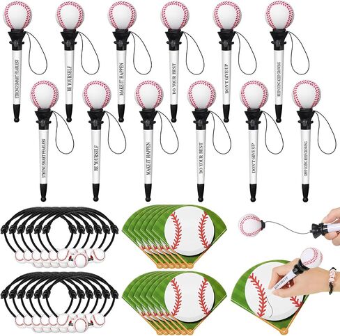36 Pcs Soccer Party Favors Set Funny Sport Inspirational Team Gifts Set 12 Ballpoint Pens 12 Adjustable Bracelets 12 Sticky Notes for Sports Birthday Party Gifts Supplies Decors in Saudi Arabia