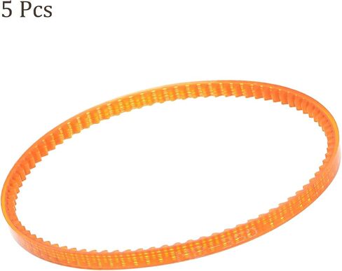 Kozelo 5Pcs MB350 Standard Sewing Machine Motor Belts - [350mm Girth x 4mm Thickness ] Polyurethane Motor Drive V-Belt for Household Electric Sewing Machine Use, Single Tooth, Orange in Saudi Arabia