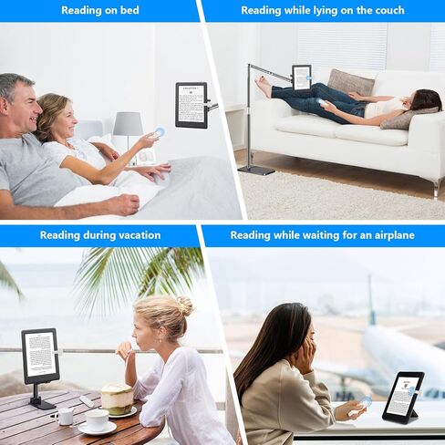 RF Remote Control Page Turner for Kindle Paperwhite Oasis Scribe Kobo, Kindle Accessories for eReaders, Remote Camera Shutter and Video, iPhone iPad Android Tablets Reading Novels Comics Blue in Saudi Arabia