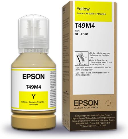 Epson Genuine T49M Dye-Sublimation SureColor Ink Refills for F170 & F570 (CMYK Set Plus Tape) in Saudi Arabia