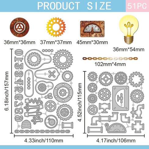 Globleland عتيقة أنبوب المياه القطع القطع يموت ل DIY Scrapbooking المعادن الرجعية المصباح رقم مقطوع يموت لصنع البطاقات in Saudi Arabia