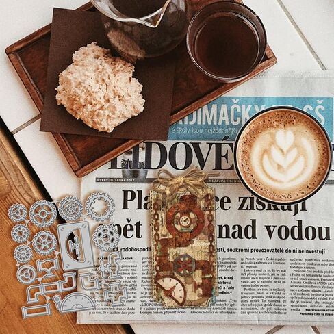 Globleland عتيقة أنبوب المياه القطع القطع يموت ل DIY Scrapbooking المعادن الرجعية المصباح رقم مقطوع يموت لصنع البطاقات in Saudi Arabia