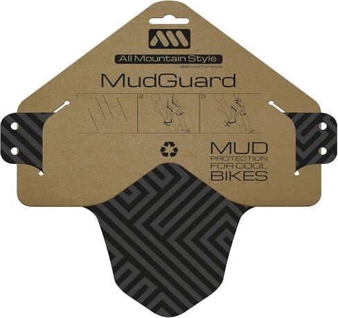 واقي الطين الأمامي على الطراز الجبلي بالكامل - واقي الطين للدراجة يدعم الحماية الأمامية ويناسب المقاسات 26 بوصة و27.5 بوصة و29 بوصة - يساعد على حماية دراجتك من الطين ورذاذ الماء والمزيد (Red Bull Hardline) in Kuwait