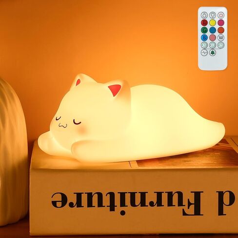 LOVERUIS Cute Panda Night Light, Squishy Animal Night Lamp,3 Level Dimmable Breastfeeding Nursery Nightlight for Kid Room Decor,Cool Stuff for Boys Girls Baby Children in Saudi Arabia