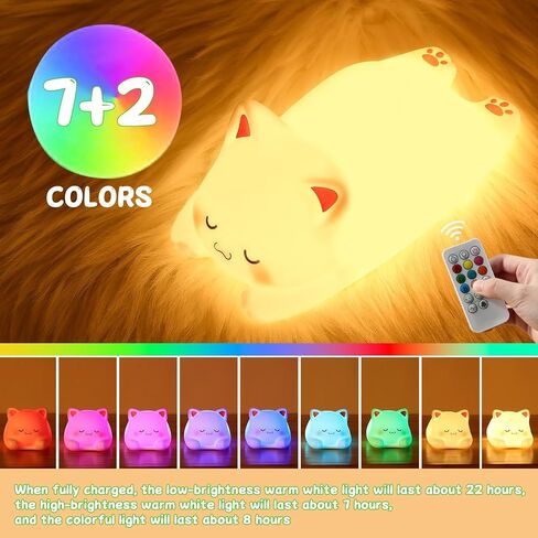 LOVERUIS Cute Panda Night Light, Squishy Animal Night Lamp,3 Level Dimmable Breastfeeding Nursery Nightlight for Kid Room Decor,Cool Stuff for Boys Girls Baby Children in Saudi Arabia