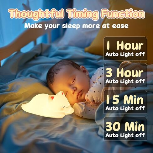LOVERUIS Cute Panda Night Light, Squishy Animal Night Lamp,3 Level Dimmable Breastfeeding Nursery Nightlight for Kid Room Decor,Cool Stuff for Boys Girls Baby Children in Saudi Arabia