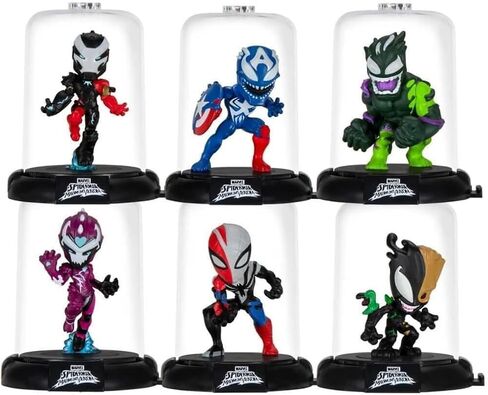 Venom Party Favor Set ~ Bundle with 6 Pack Venom Domez Figures Plus , Stickers and More | Venom Party Supplies in Saudi Arabia