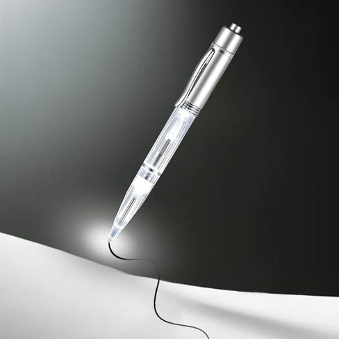 Penyeah Pen Light - LED Pen with Light, Light Up Penlight for Night Writing Ballpoint Pen for Night Writer - Replacement Refills Accessorries Included-2 PK -White Light in Kuwait