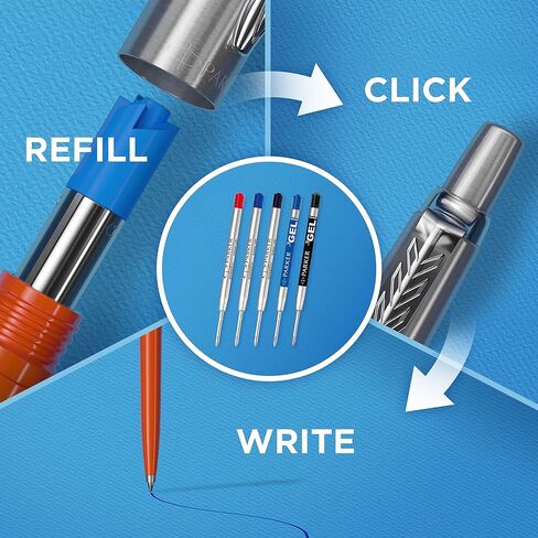 Parker Jotter Ballphous Pen ، فيكتوريا فيوليت مع حبر الأزرق المتوسط ، صندوق الهدايا in Saudi Arabia