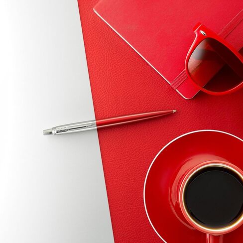 Parker Jotter Ballphous Pen ، فيكتوريا فيوليت مع حبر الأزرق المتوسط ، صندوق الهدايا in Saudi Arabia
