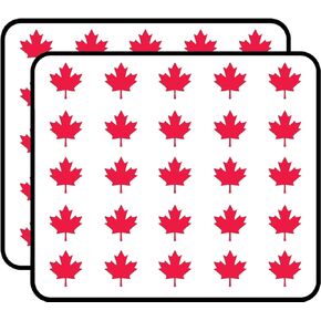 Maple Leaf Shaped (Canada Canadian Flag Logo) Sticker for Scrapbooking, Calendars, Arts, Kids DIY Crafts, Album, Bullet Journals