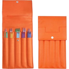 Weabetfu 40pcs Double Point Knitting Needles Set Aluminum Knitting Needle 7.9-inch Length Knitting Kits for for Handmade Creative DIY and Any Weave Yarn Projects 8 Sizes 2.75mm-6.0mm
